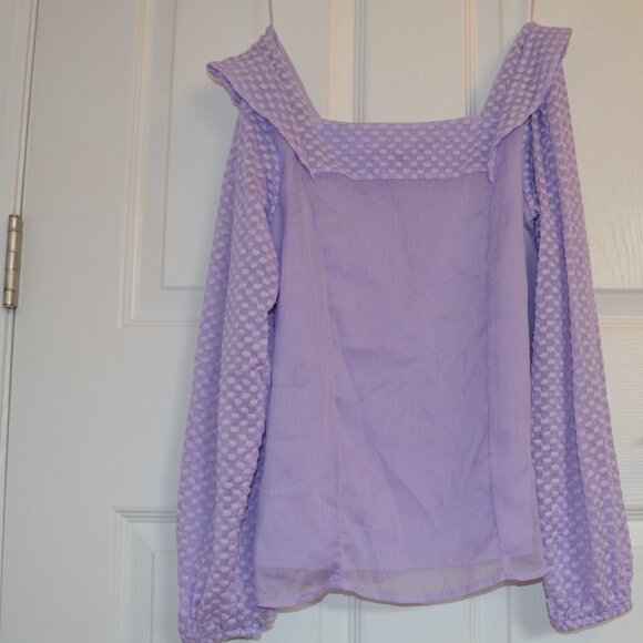 Banana Republic Purple Long Sleeve Shirt - Picture 1 of 4